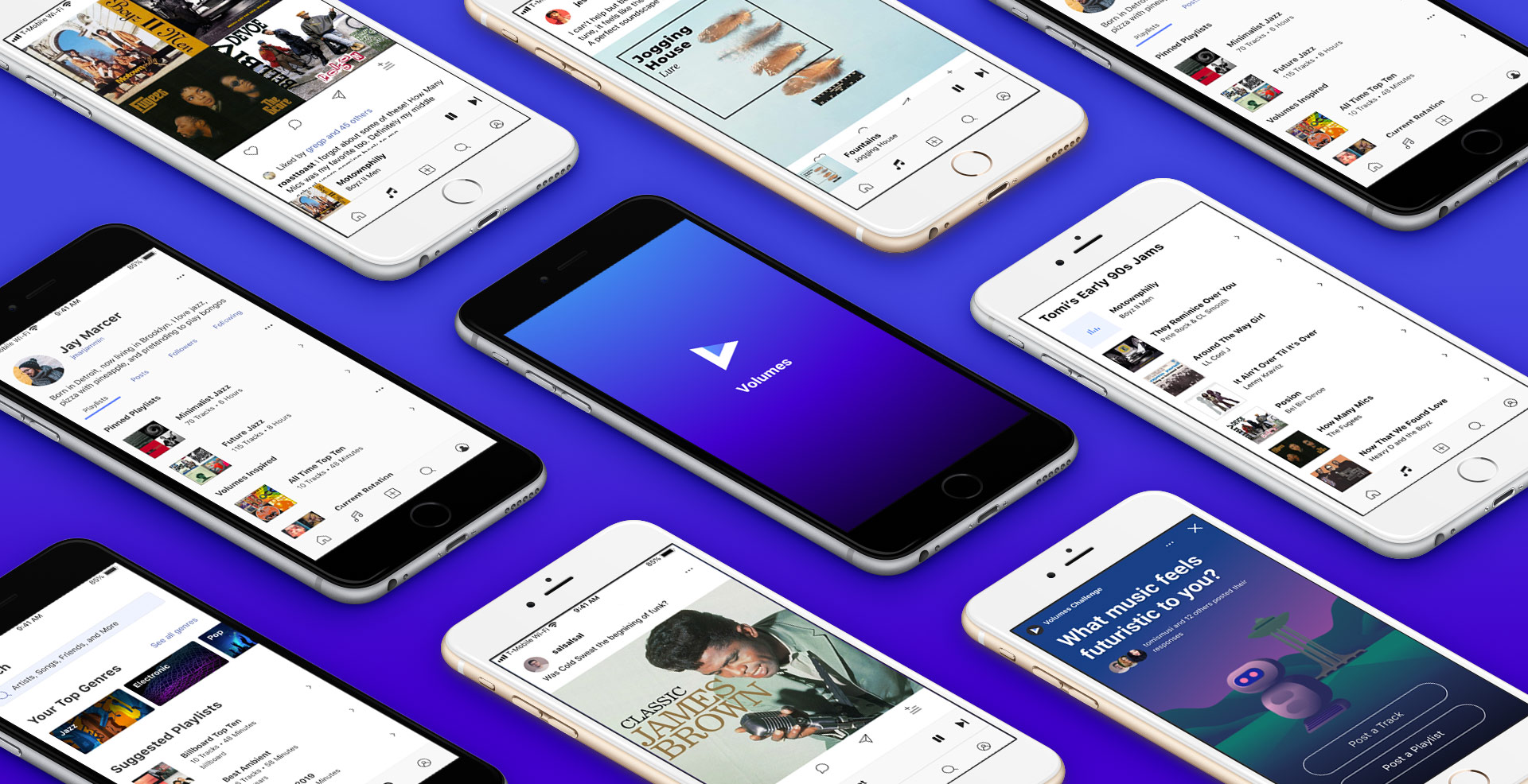 Volumes app screenshots